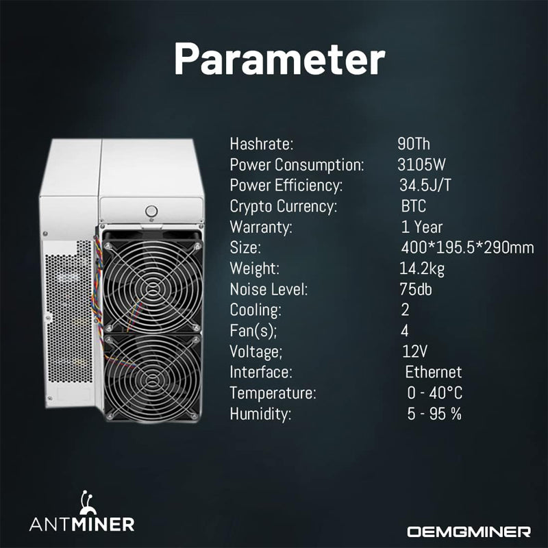 Load image into Gallery viewer, New Bitmain Antminer S19 82T/84T/86T/90T/95T | minerwinner
