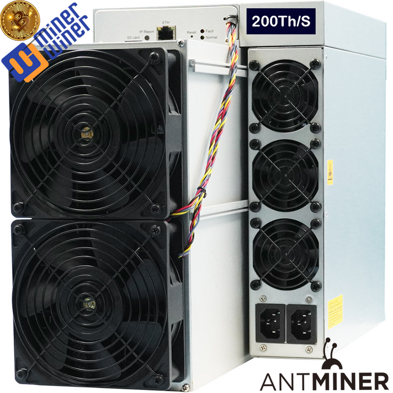 Загрузить изображение в просмотрщик галереи, Bitmain Antminer S21 200T 3500W S21 Hyd 335T 5360W Bitcoin Miner| minerwinner
